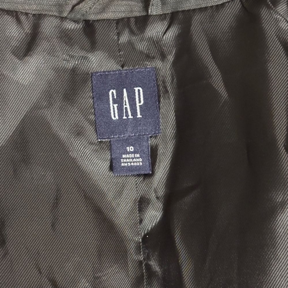 GAP Black Wash Two Button Blazer - image 7